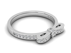 الحد الأدنى أنيق ربطة عنق الماس الدائري