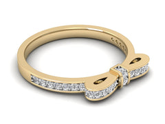 الحد الأدنى أنيق ربطة عنق الماس الدائري