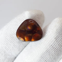 Perfect Firy Cabochon of Rare Fire Agate