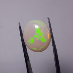 Opal for Sale - White Fire Opal - Welo Opal - October Birthstone - 17x15mm 7.2ct