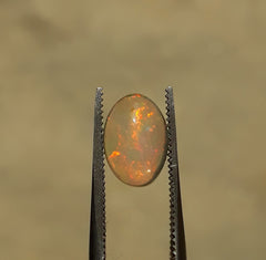 Opal for Sale - White Fire Opal - Welo Opal - October Birthstone - 10x7mm 1.3ct