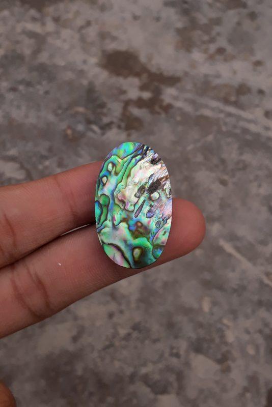 37.8ct Abalone Shell - Haliotis Iris, Paua Shells, Nacre, Mother-of-Pearl, Aulon, Sea ear - 33.8x20mm 37.8ct Abalone Shell - Haliotis Iris, Paua Shells, Nacre, Mother-of-Pearl, Aulon, Sea ear - 33.8x20mm