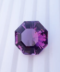 16ct Top Quality Amethyst from Brazil - Natural Amethyst Crystal - 16.8x16.8x11mm