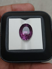 12.45ct Amethyst Fancy Cut - Natural Amethyst Crystal - 17x14x10mm