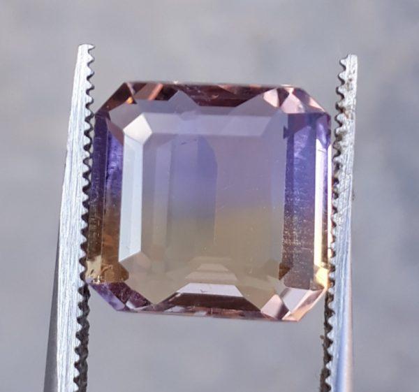 5ct Ametrine - Trystine - Bolivianite - 10x10mm 5ct Ametrine - Trystine - Bolivianite - 10x10mm