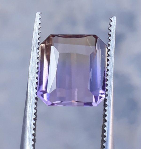 3.2ct Ametrine - Trystine - Bolivianite -8x8mm 3.2ct Ametrine - Trystine - Bolivianite -8x8mm
