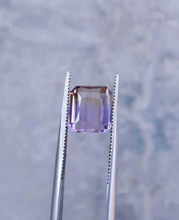 3.2ct Ametrine - Trystine - Bolivianite -8x8mm 3.2ct Ametrine - Trystine - Bolivianite -8x8mm