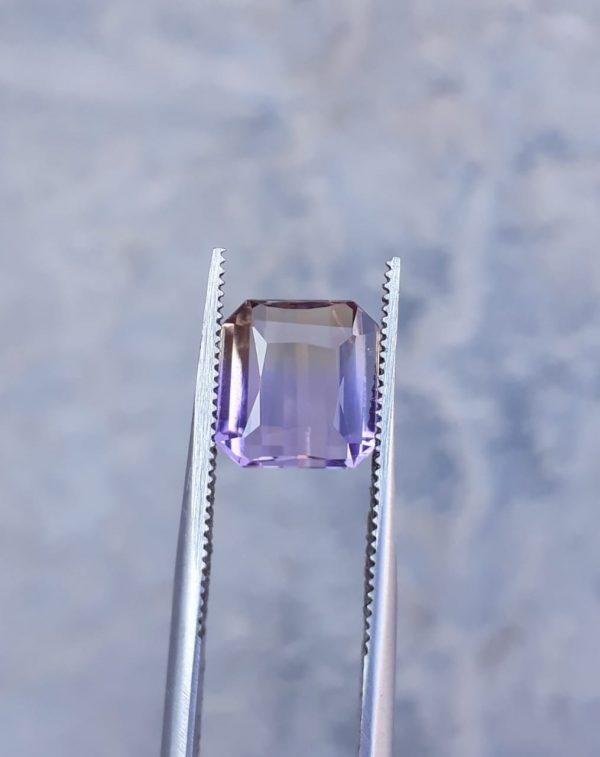 3.2ct Ametrine - Trystine - Bolivianite -8x8mm 3.2ct Ametrine - Trystine - Bolivianite -8x8mm