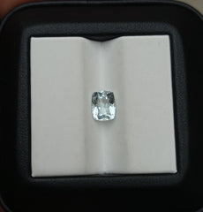 زبرجد طبيعي 1.35 قيراط - حجر بخت شهر مارس - 7.2x6x4.5 ملم