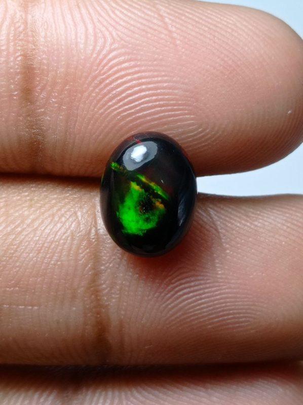 3.5ct Opal for Sale - Black Fire Opal - Welo Opal - October Birthstone - 12x9x6mm 3.5ct Opal for Sale - Black Fire Opal - Welo Opal - October Birthstone - 12x9x6mm