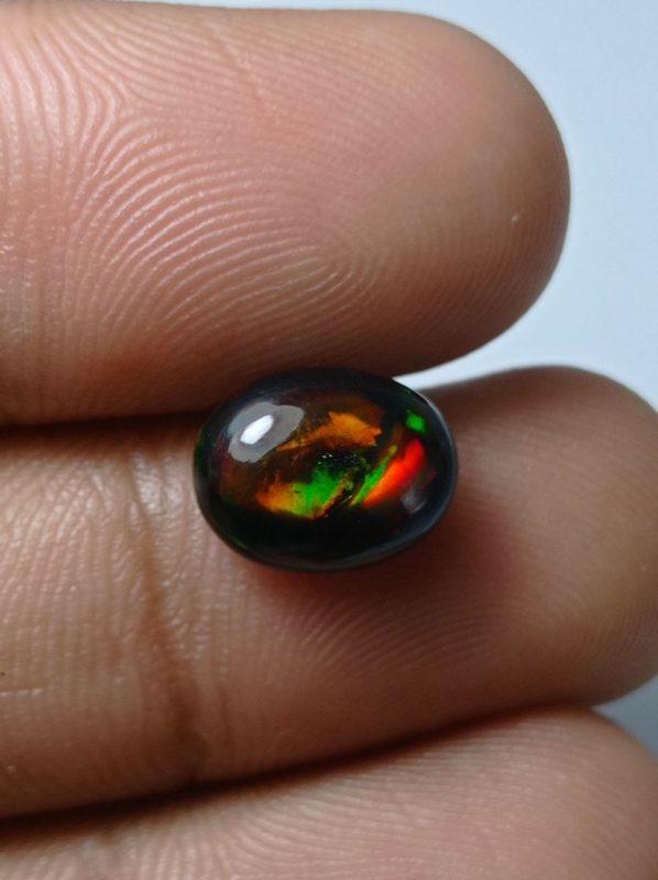 3.5ct Opal for Sale - Black Fire Opal - Welo Opal - October Birthstone - 12x9x6mm 3.5ct Opal for Sale - Black Fire Opal - Welo Opal - October Birthstone - 12x9x6mm