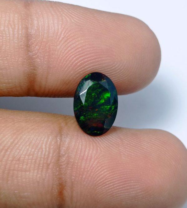 2.2ct Opal for Sale - Black Fire Opal - Welo Opal - October Birthstone - 12x8x5mm 2.2ct Opal for Sale - Black Fire Opal - Welo Opal - October Birthstone - 12x8x5mm