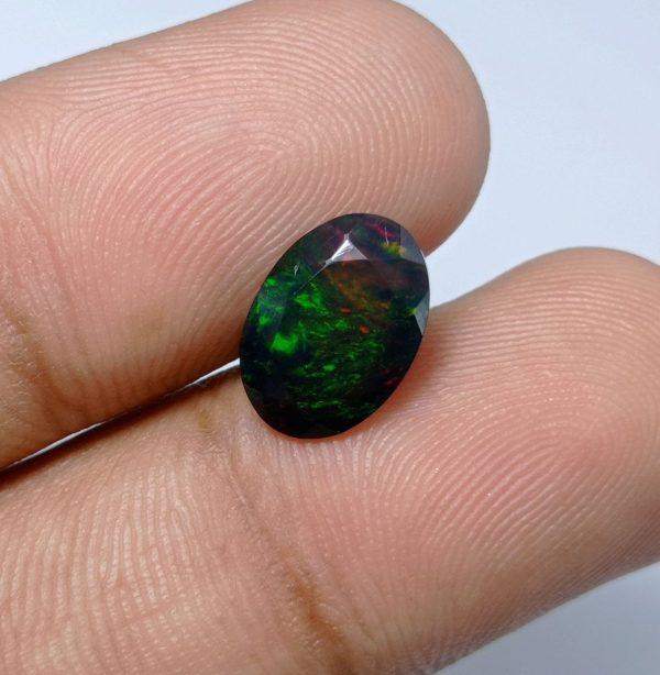 2.2ct Opal for Sale - Black Fire Opal - Welo Opal - October Birthstone - 12x8x5mm 2.2ct Opal for Sale - Black Fire Opal - Welo Opal - October Birthstone - 12x8x5mm