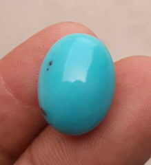 Natural Certified Turquoise - Blue Turquoise - 15.2ct- 18x13mm