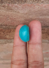 Natural Certified Turquoise - Blue Turquoise - 25ct- 19x18mm