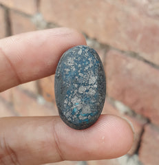 Natural Turquoise with Pyrite - Blue Matrix Turquoise - Shajri Feroza-41Ct