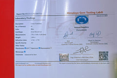 ياقوتة سيلانية معتمدة 1.80 قيراط للبيع - ياقوتة زرقاء طبيعية - حجر بخت شهر سبتمبر