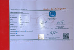 1.65 قيراط من الياقوت السيلاني المعتمد للبيع - الياقوت الأزرق الطبيعي - حجر بخت شهر سبتمبر