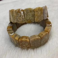 Natural Chrysanthemum Beads Gemstone Bracelet, Bangle For Women For Men,