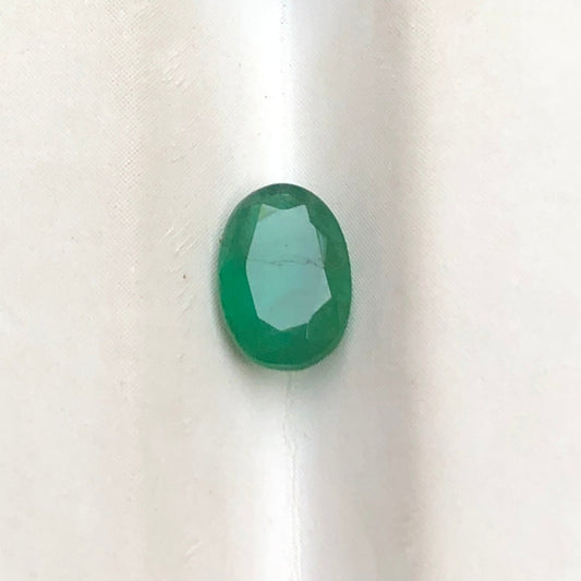 0.85ct Emerald for sale - Budh Ratna - Zamurd - Pachu Stone, Markat Mani Stone - 8x6mm