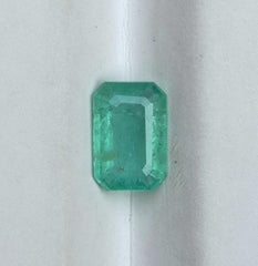 زمرد 1.25 قيراط للبيع - بود راتنا - زامورد - حجر باتشو، حجر ماركات ماني - 8.5x5.8x3 ملم