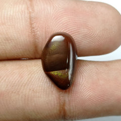 6.6ct Unique Purple Fire Agate Cabochon - Best For Ring Setting -  Dimensions 16x9x5mm