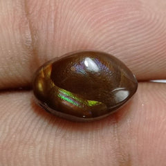 6.4ct Natural Mexican Fire Agate - Agata De Feugo - Dimensions 14x9x5.5mm