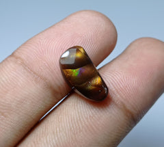 5.7ct Natural Fire Agate - Perfect Gemstone Gift For Gems Lover - Rarer than Diamond, Dimensions 16x8x4.5mm