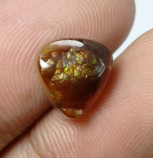 5.1ct Natural Unique Fire Agate - More rarer shade in Agata De Feugo , Dimensions 10.5x10x5.5mm