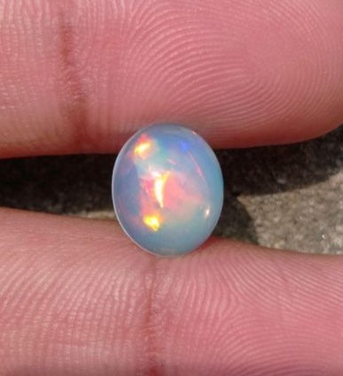 3ct AAA Quality Opal for Sale - White Fire Opal - Welo Opal - Water Opal - October Birthstone - 12x10mm 3ct AAA Quality Opal for Sale - White Fire Opal - Welo Opal - Water Opal - October Birthstone - 12x10mm