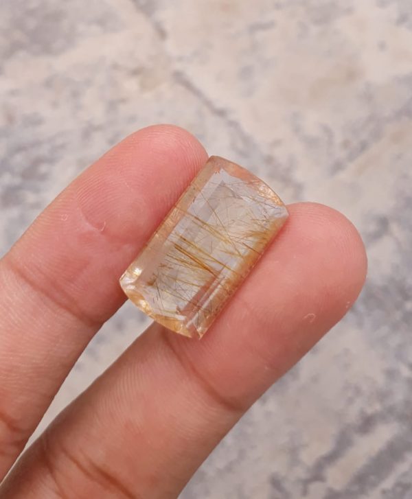 15.20ct Red Tourmalated Quartz - Red Rutile Quartz - Rutilated Quartz 15.20ct Red Tourmalated Quartz - Red Rutile Quartz - Rutilated Quartz