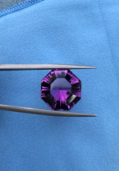 16ct Top Quality Amethyst from Brazil - Natural Amethyst Crystal - 16.8x16.8x11mm