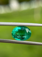 زمرد طبيعي 5.97 قيراط - بود راتنا - زامورد - حجر باتشو، حجر ماركات ماني - 13x9.6x6.8 ملم