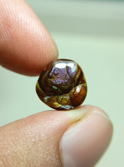 نحت العقيق الناري ذو الملمس الملون بألوان قوس قزح - Agate De Feugo