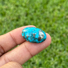 34ct Natural Turquoise - Feroza Stone