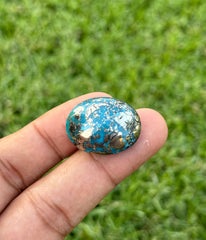38ct Natural Turquoise - Feroza Stone