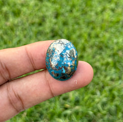 38ct Natural Turquoise - Feroza Stone