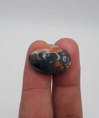 17.7ct  Jasper - Maligano Jasper Cabochon - Jasper Maligano- 22x15mm