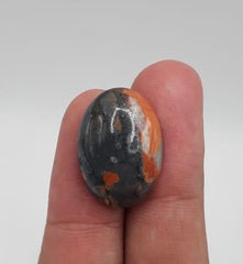 17.7ct  Jasper - Maligano Jasper Cabochon - Jasper Maligano- 22x15mm