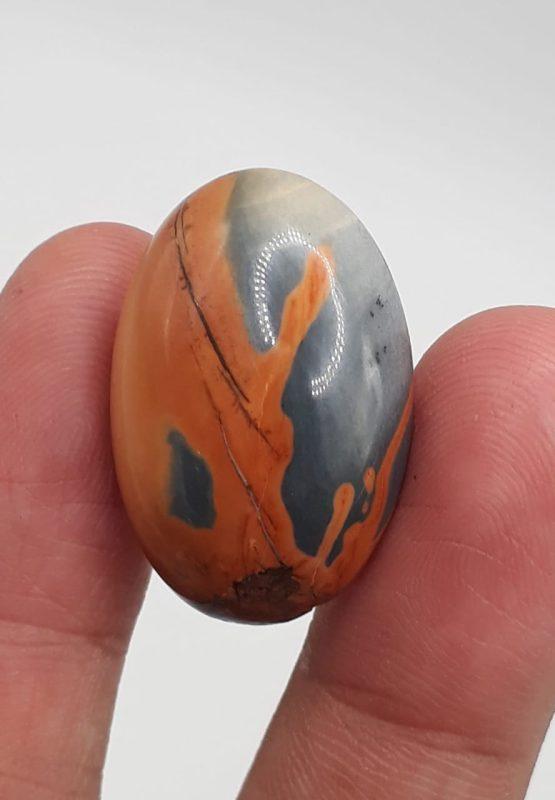 32.2ct Jasper - Maligano Jasper Cabochon - Jasper Maligano- 28x18mm