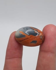 32.2ct Jasper - Maligano Jasper Cabochon - Jasper Maligano- 28x18mm