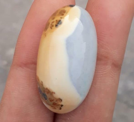 34.8ct Jasper - Maligano Jasper Cabochon - Jasper Maligano- 30.5x17mm