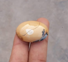 38.2 قيراط جاسبر - ماليجانو جاسبر كابوشون - جاسبر ماليجانو - 30x21 ملم