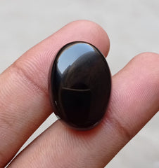28.9ct Carnelian Stone-  Natural Carnelian Gemstone-Black carnelian-Jazamushki Yamani Aqeeq- 25x18mm