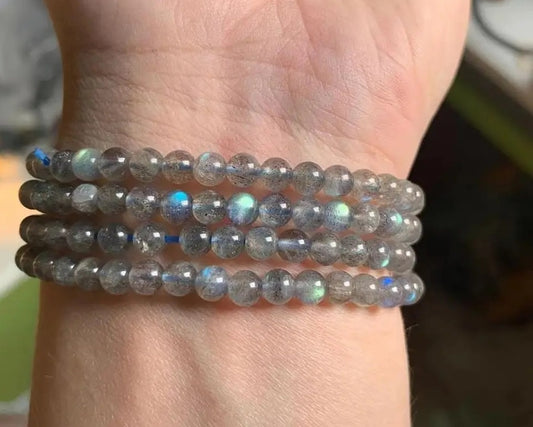 6mm Beautiful Labradorite Strech Bracelet