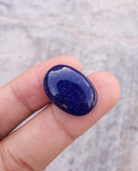 19.3 قيراط من اللازورد - لاجوارد - كابوشون من اللازورد عالي الجودة - 24x17 ملم