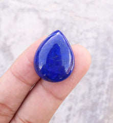 32 قيراط لازورد - لاجوارد - كابوشون لازورد عالي الجودة - 25x21 ملم