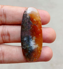 عقيق ماركاسيت متألق آسر من الحجر الطبيعي - 57 × 23 ملم