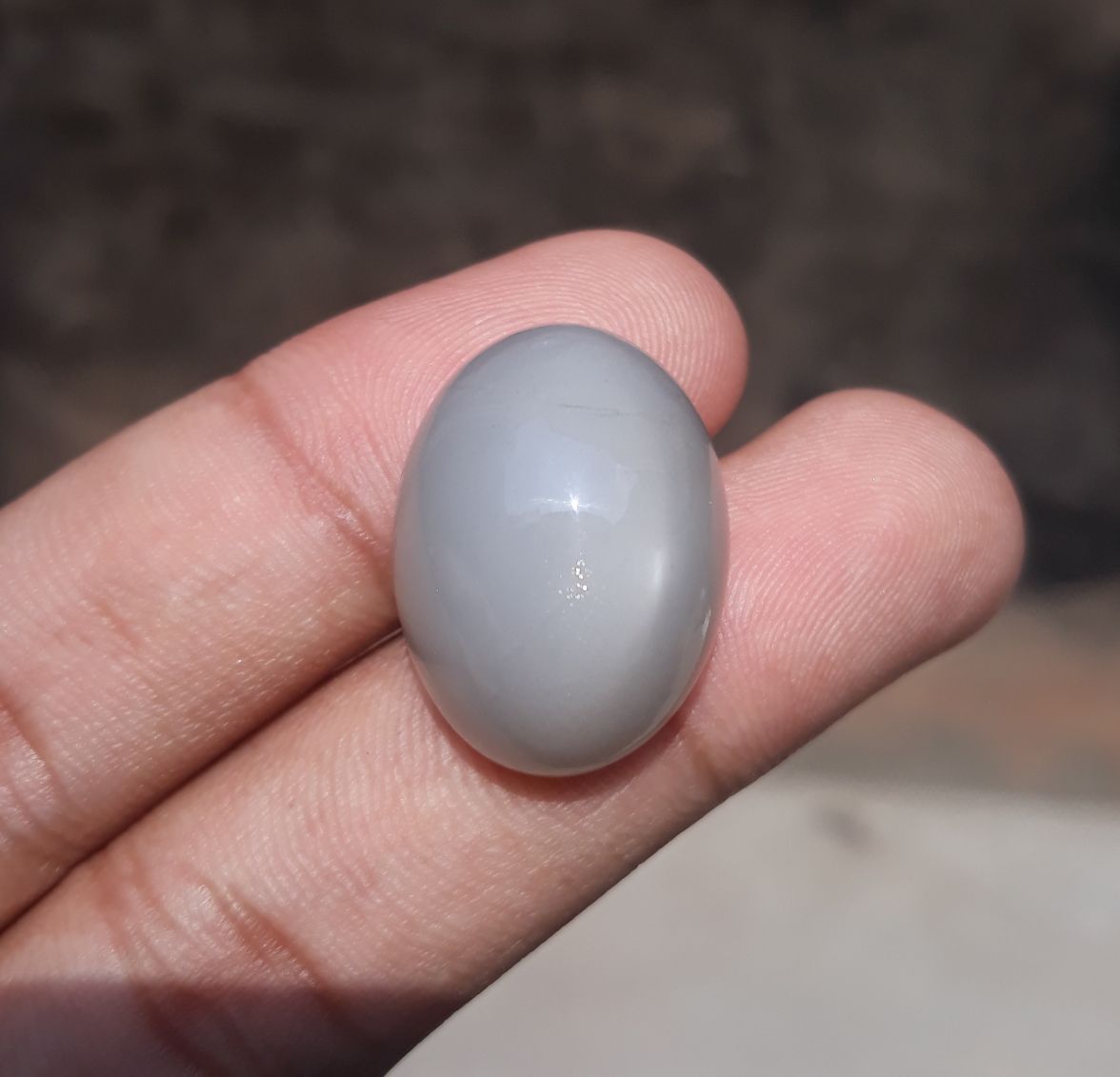 حجر القمر 45 قيراط للبيع - Adularia MoonStone - حجر القمر الرمادي - حجر بخت شهر يونيو -24x18x14mm حجر القمر 45 قيراط للبيع - Adularia MoonStone - حجر القمر الرمادي - حجر بخت شهر يونيو -24x18x14mm