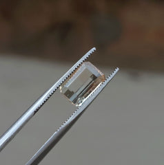 حجر كريم تورمالين أصفر طبيعي 1.95 قيراط - حجر بخت شهر أكتوبر - 10x7x3 ملم